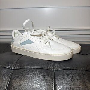 Thousand Fell Men's Court Low Top Sneaker White Blue Size 10 Shoes